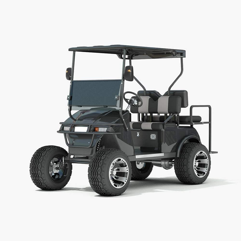Golf Cart Side Mirror with LED Turn Signal Light