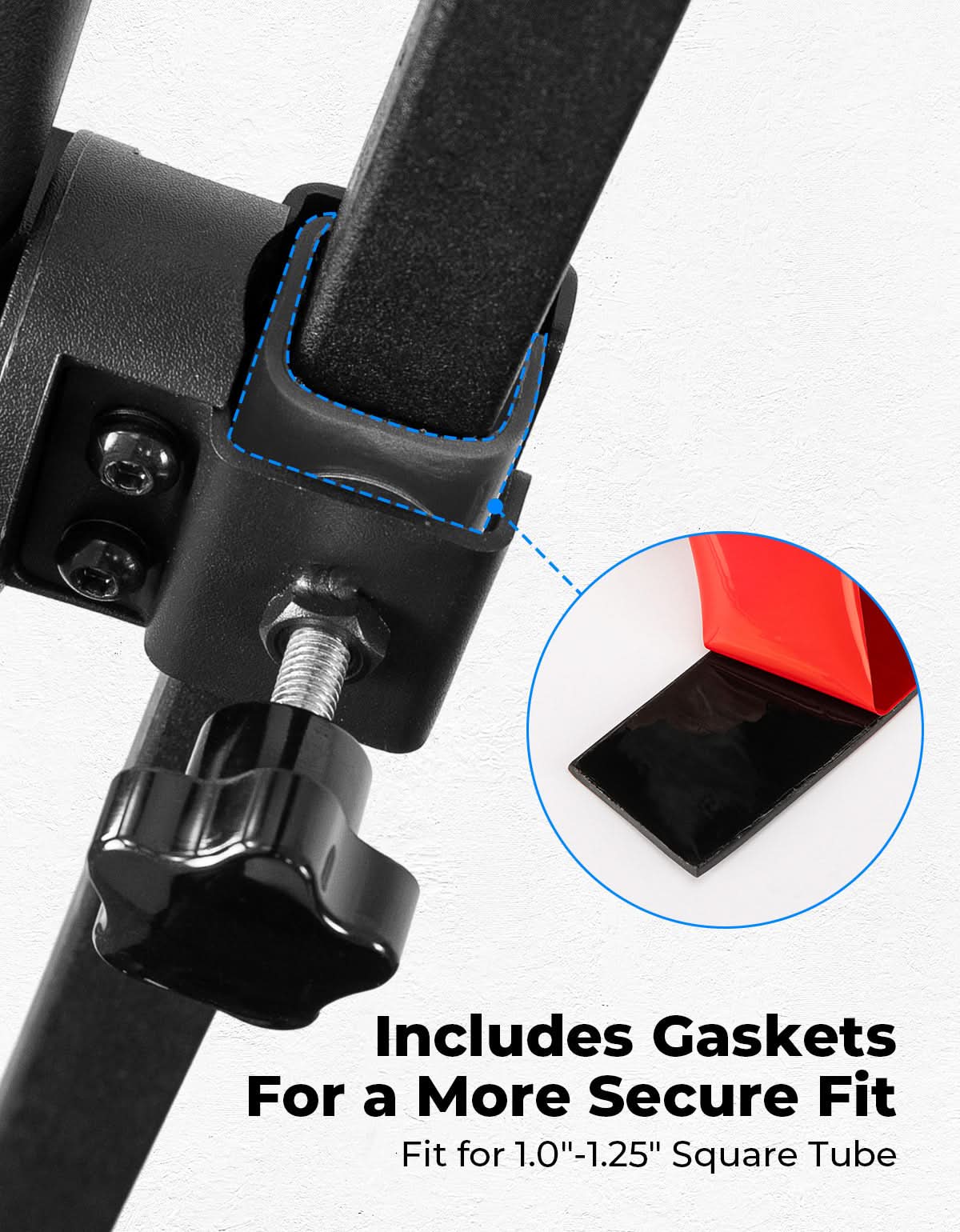 Side Mirrors For Golf Cart Square Tube Mount