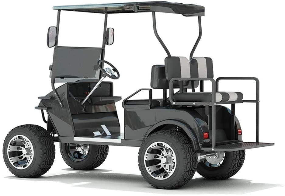 Golf Cart Side Mirror with LED Turn Signal Light