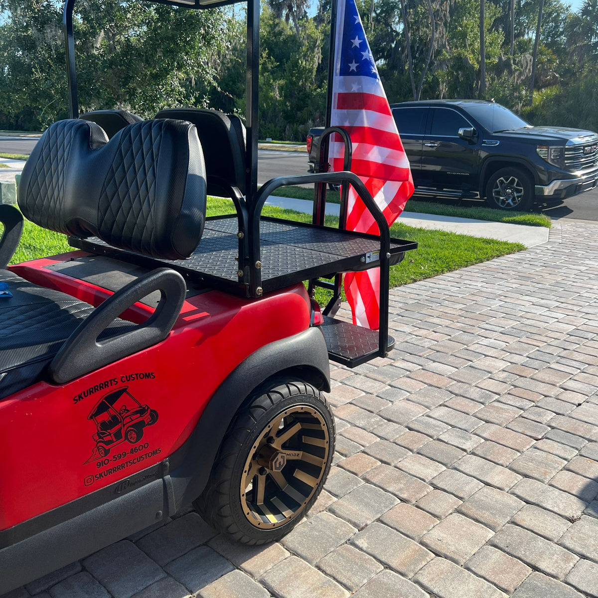 Quick-Clip Golf Cart Flag Pole & Mount Kit