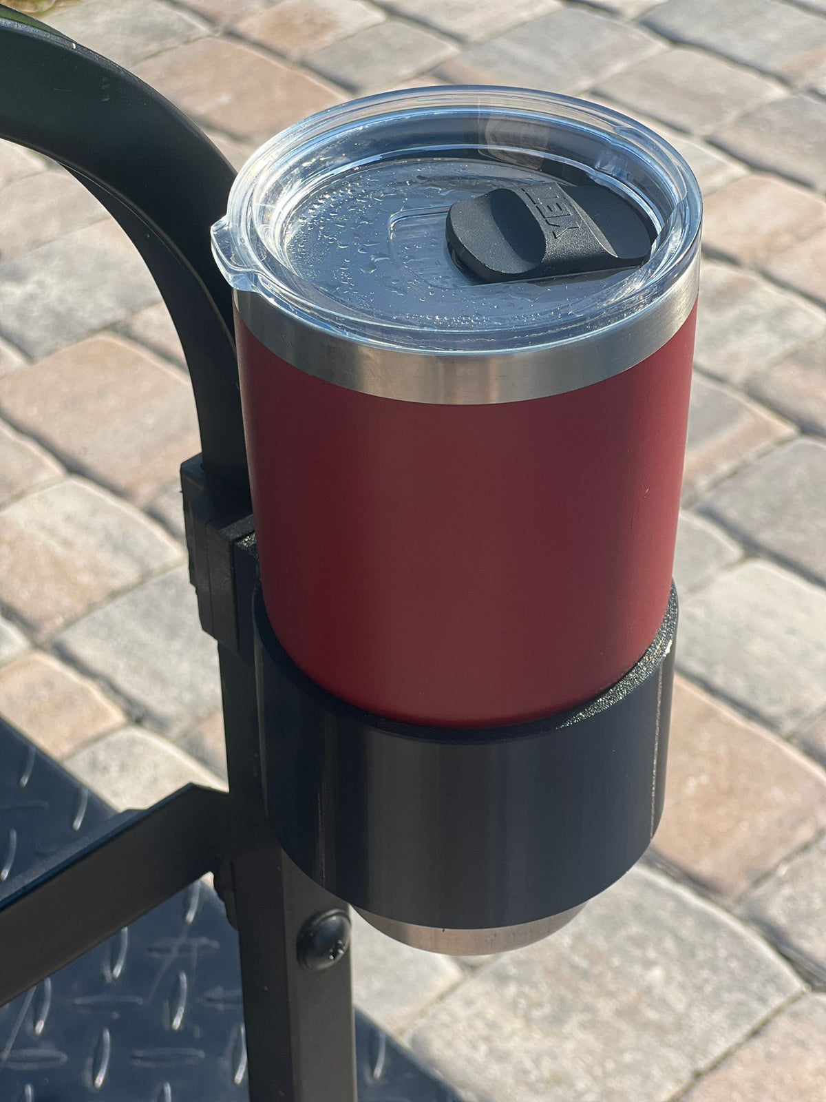 Quick-Clip Golf Cart Cup Holder & Mount