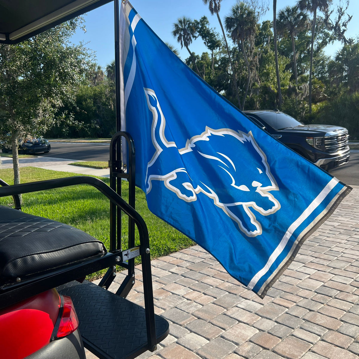 Quick-Clip Golf Cart Flag Pole & Mount Kit
