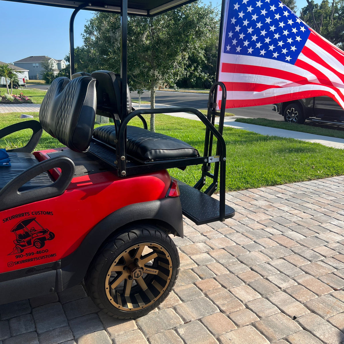 Quick-Clip Golf Cart Flag Pole & Mount Kit