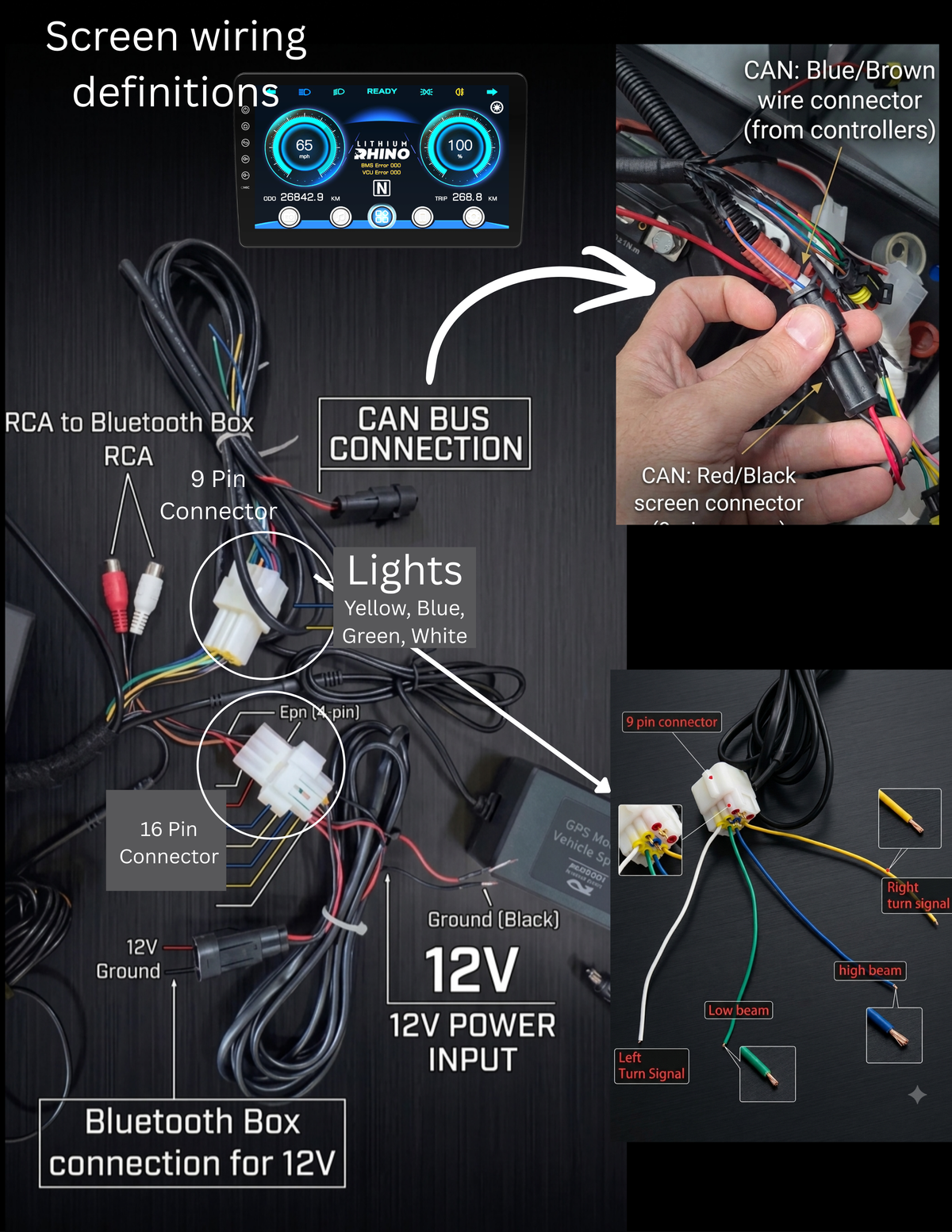 Lithium Rhino Club Car AC Motor/ Controller Conversion Kit