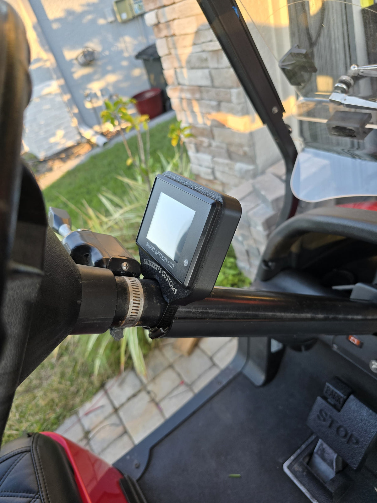 Golf Cart Lithium Battery Gauge Steering Column Mount