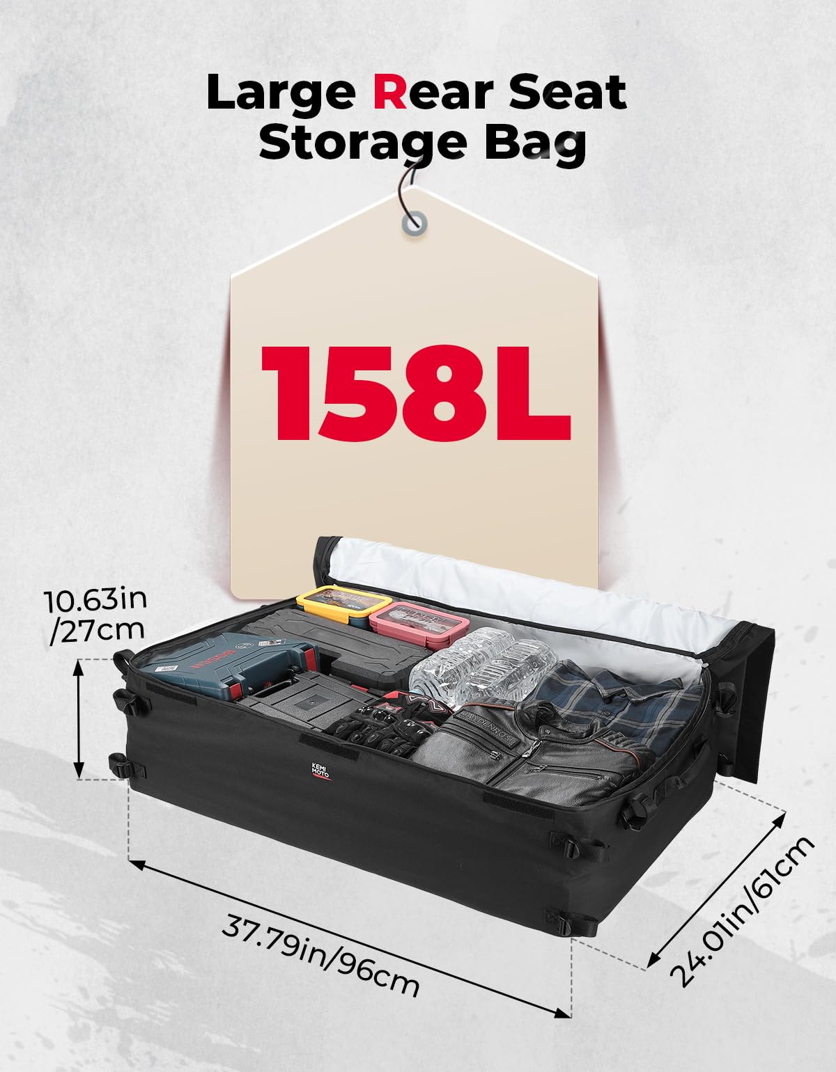 Storage Bag for Club Car, EZGO, Drive, Kandi Electric Golf Carts