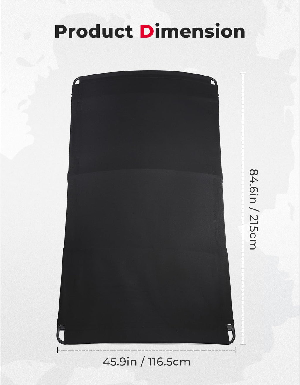 Canvas Universal Sun Top, 85" Extended Golf Cart Roof